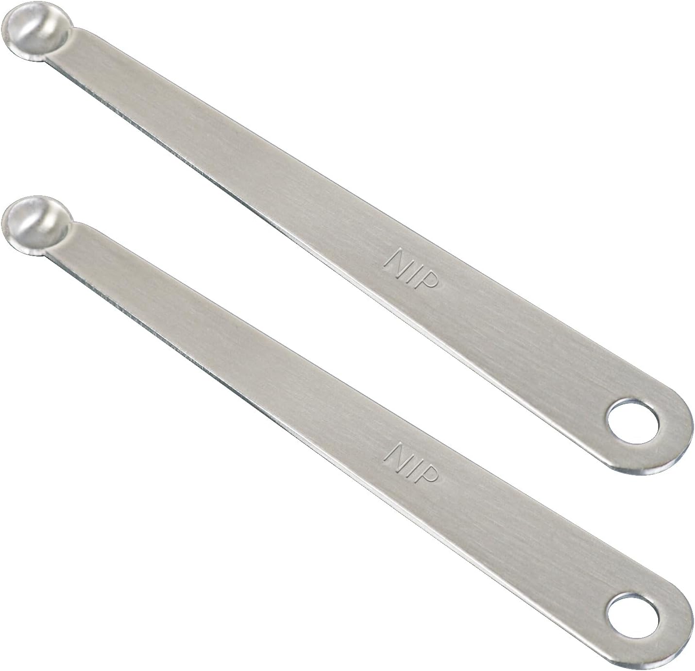2PCS 1/32 Teaspoon(1/32tsp, Smidgen) Single Tiny Measuring Spoon, Small Individual Stainless Steel Measure Spoons Only