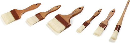 SPARTA Kitchen Basting Brush – 4037300 Basting Brush for Cooking Flat Boar Bristle Brush, Hardwood Handle for Kitchens, Restaurants, Catering, High Heat Food Prep, 1.5in