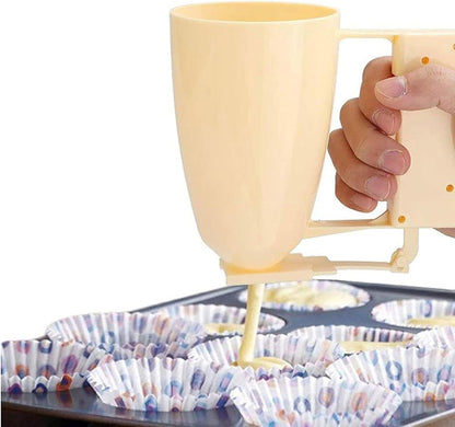 Pancake Batter Dispenser, Batter Pancake Dispenser, Pancakes Baking Cupcakes Waffle Muffin Mix Crepes Cake Maker, Pastry Batter Dispensers Meatball Mould Maker, Cupcake Batter Dispensers