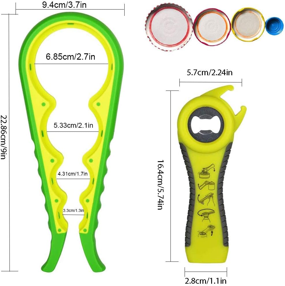 Easy-Twist Jar Opener: Maxracy Effortless Lid Opening for Weak Hands & Arthritis | Versatile Bottle Opener | Jar Openers & Bottle Openers