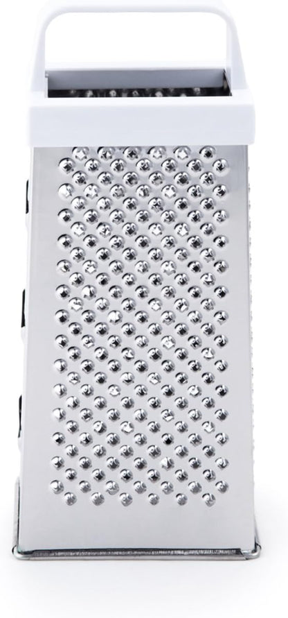 Fox Run 4-Sided Grater, Stainless Steel, 8-Inch