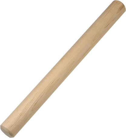 Ateco 20175 French Rolling Pin,20-Inches Long, Made of Solid Maple, Made in Canada