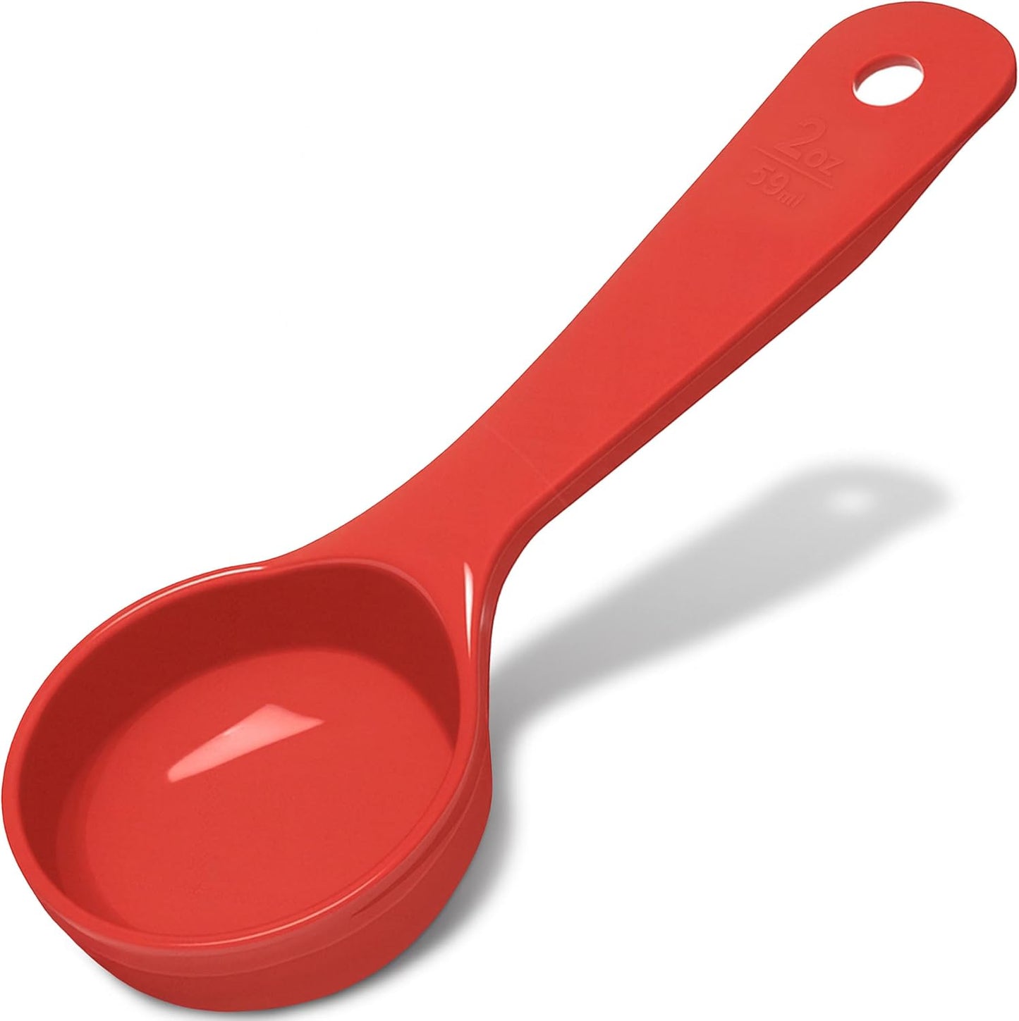 Carlisle FoodService Products 492104 Measure Miser Solid Measuring Spoon with Short Handle, 1 Ounce, Yellow