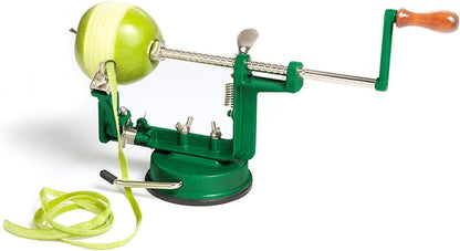 Fox Run Apple Peeling Machine with Suction Base, Corer and Slicer, Stainless Steel 10 x 5.25 x 6 inches