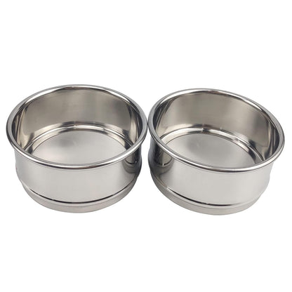 LABALPHA 70 Mesh Lab Sieves, Test Sieve #70 Mesh, 4'' Diameter, 304 Stainless Steel Wire Cloth (0.22mm)