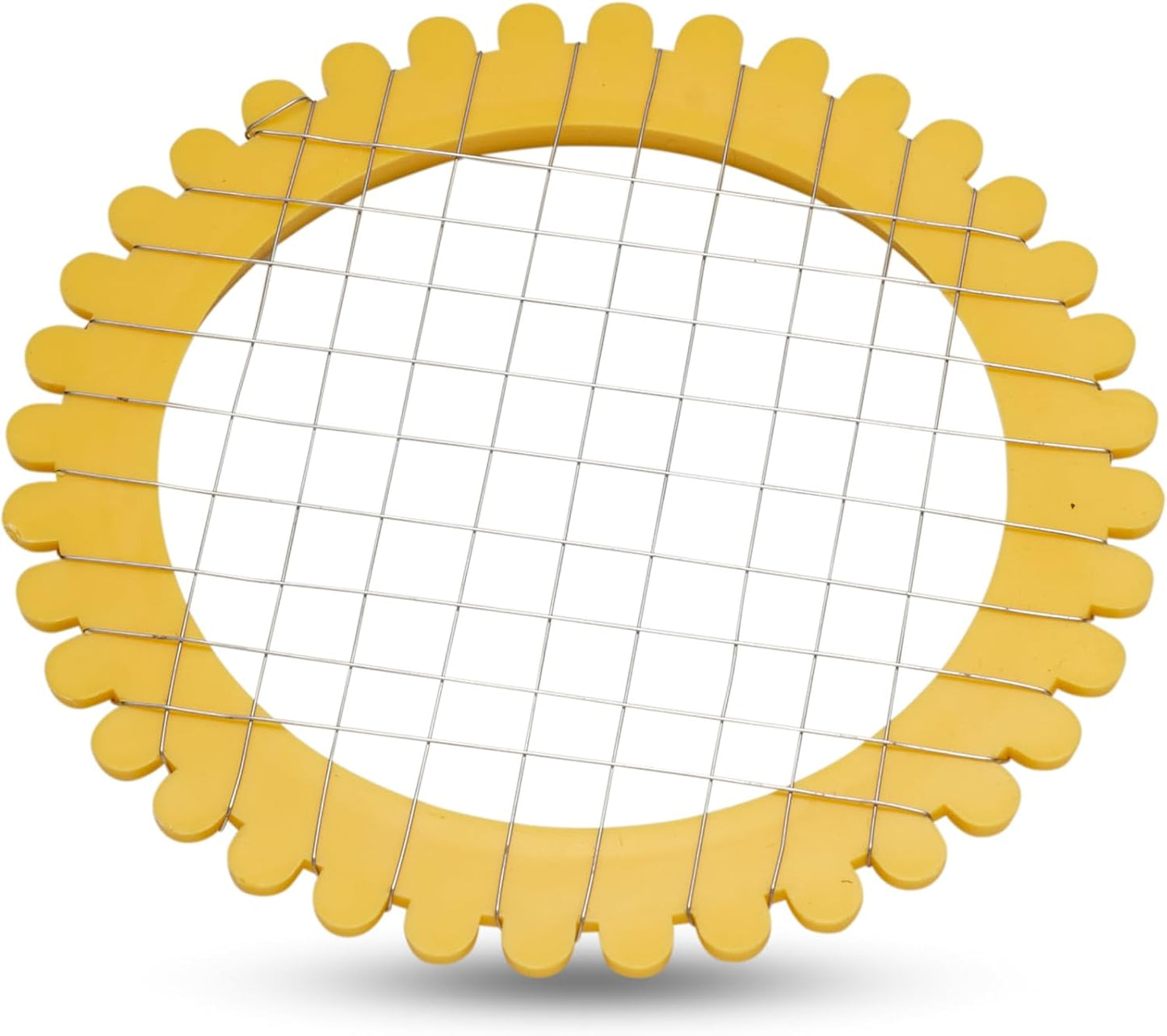 Egg Dicer for Hard Boiled Eggs - Wire Carrot, Potato & Salad Chopper Grid/Slicer, Manual - Plastic Vegetable and Fruit Chopper