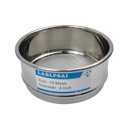 325 Mesh Lab Sieves 4" Diameter 304 Stainless Steel Wire Cloth Test Sieve for Industrial Laboratory Home