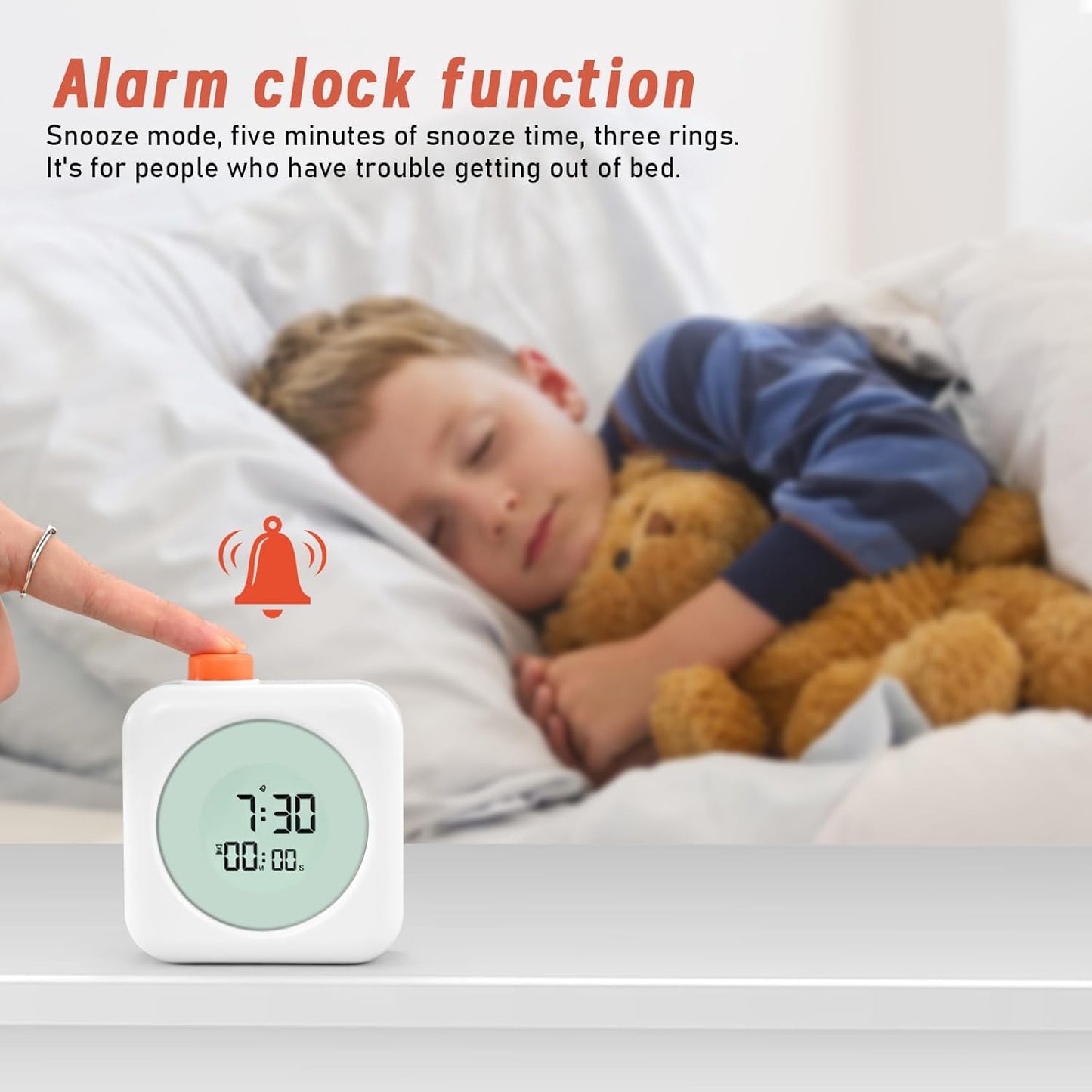 EooCoo Digital Visual Timer 60-Minute Countdown (3-in-1) for Kids & Adults, Handy Time Management Tool, Classroom Essential, Ideal Back-to-School Teacher Gift - Fits Homeschool, Kitchen, ADHD Users