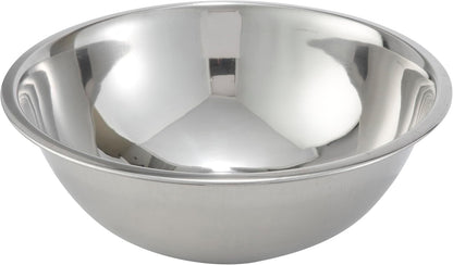 Winco 8 Quart Heavy-Duty Stainless Steel Mixing Bowl with Non-Slip Base