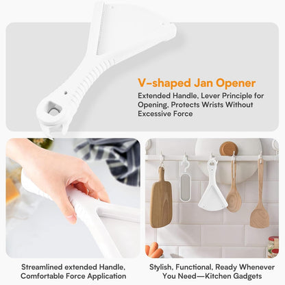 Bottle Opener for Weak Hands,Multifunction Jar and Bottle Opener for Anyone with Low Strength,Kitchen Gadgets
