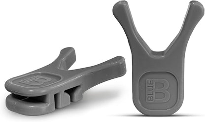 Nottaslip Utensil Prong Pot Spoon Holder - Premium Silicone Spoon Rest - Heat-Resistant to 550°F, BPA-Free, Dishwasher Safe Utensil Pot Clip, Fits Most Pots & Pans - Non-Slip Silicone - 2PK, Black