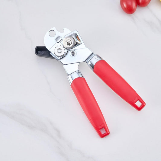Can Opener Manual, Red Can Opener, Hand Crank Can Opener