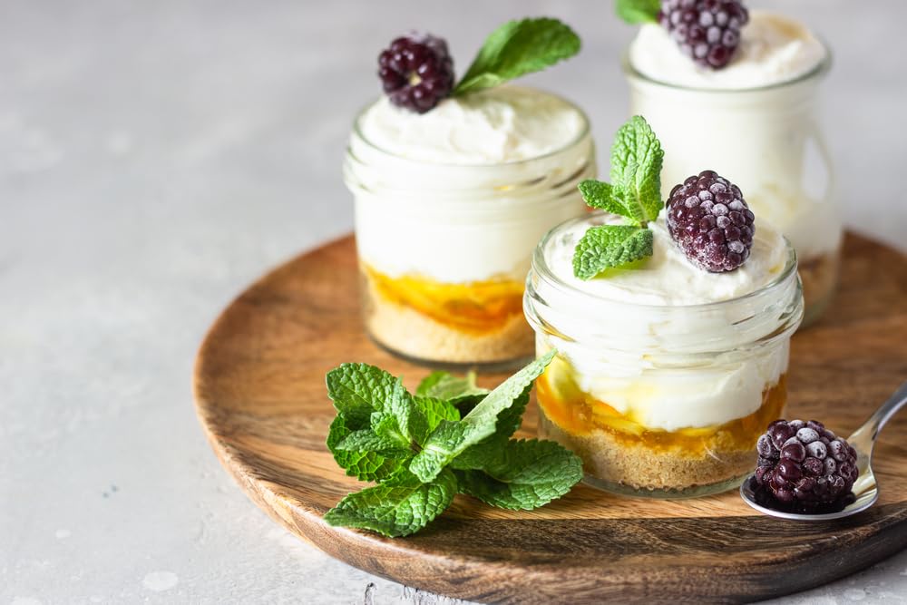 A Blend Above Banana Cream No-Bake Dessert Mix, 3 Pack, No-Bake Cheesecake, Fruit Dip, Dessert Mix, Bagel Topping, Frosting, Cheesecake Filling, Quick and Easy to Make, Makes 16 Ounces, Cream Cheese,