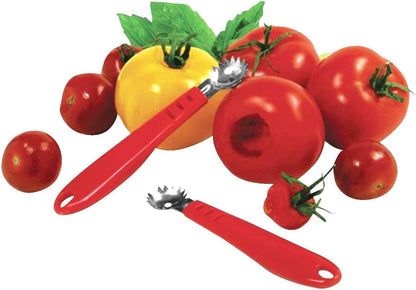 Norpro Strawberry Tomato Corer Huller Stem Remover For Strawberries (3-Pack)