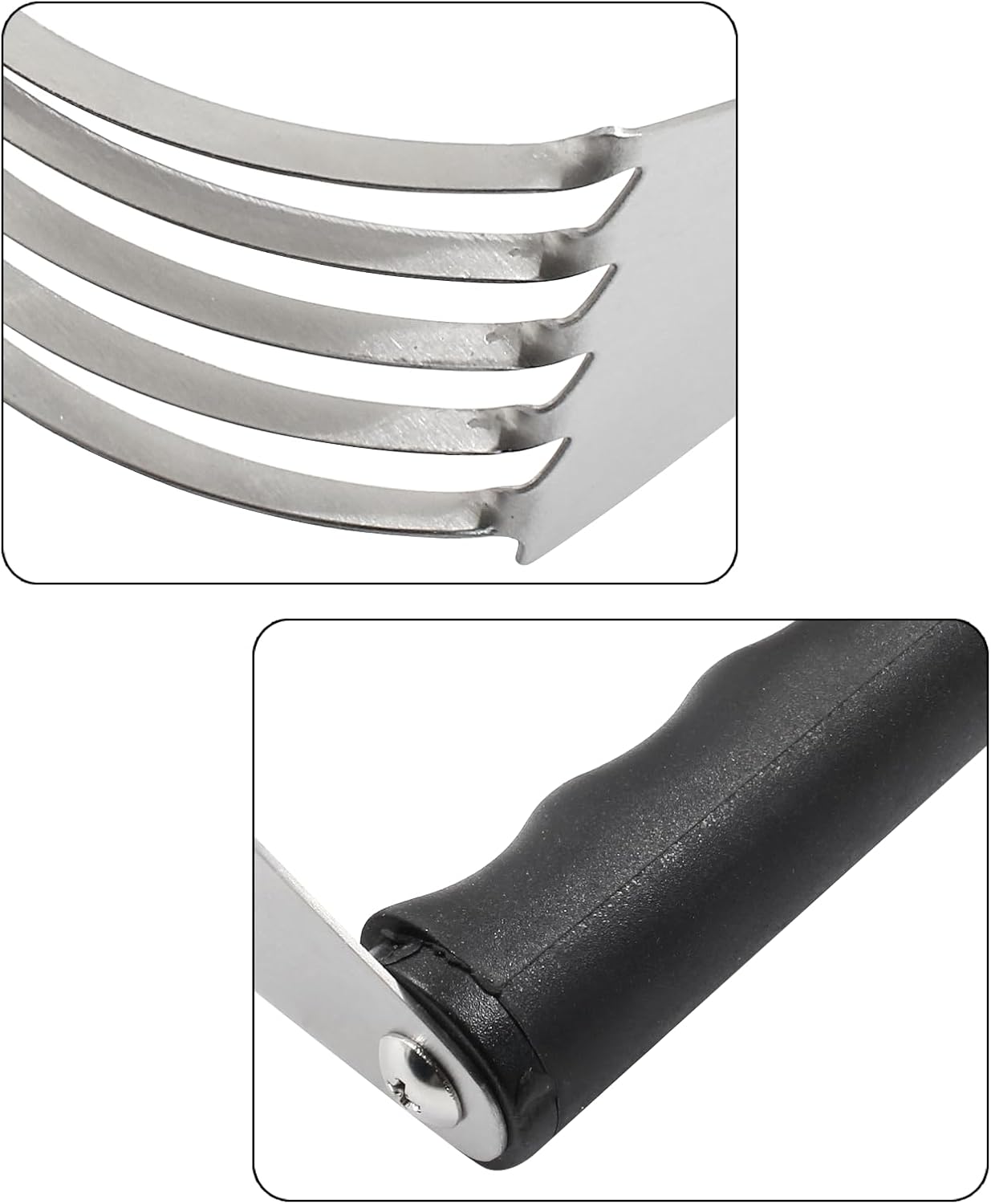 Dough Blender Stainless Steel Pastry Cutter Kitchen Butter Cutter for Mixing Flour and Butter Professional Baking Tool