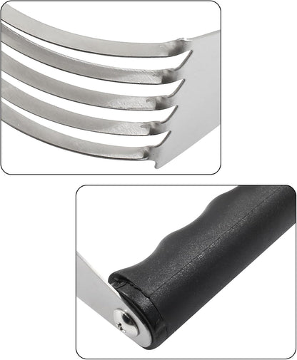 Dough Blender Stainless Steel Pastry Cutter Kitchen Butter Cutter for Mixing Flour and Butter Professional Baking Tool