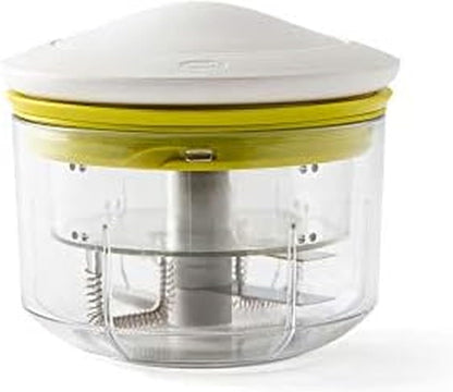 Chef'n VeggiChop Hand-Powered Food Chopper (Arugula), 5.5" x 5.5" x 5"