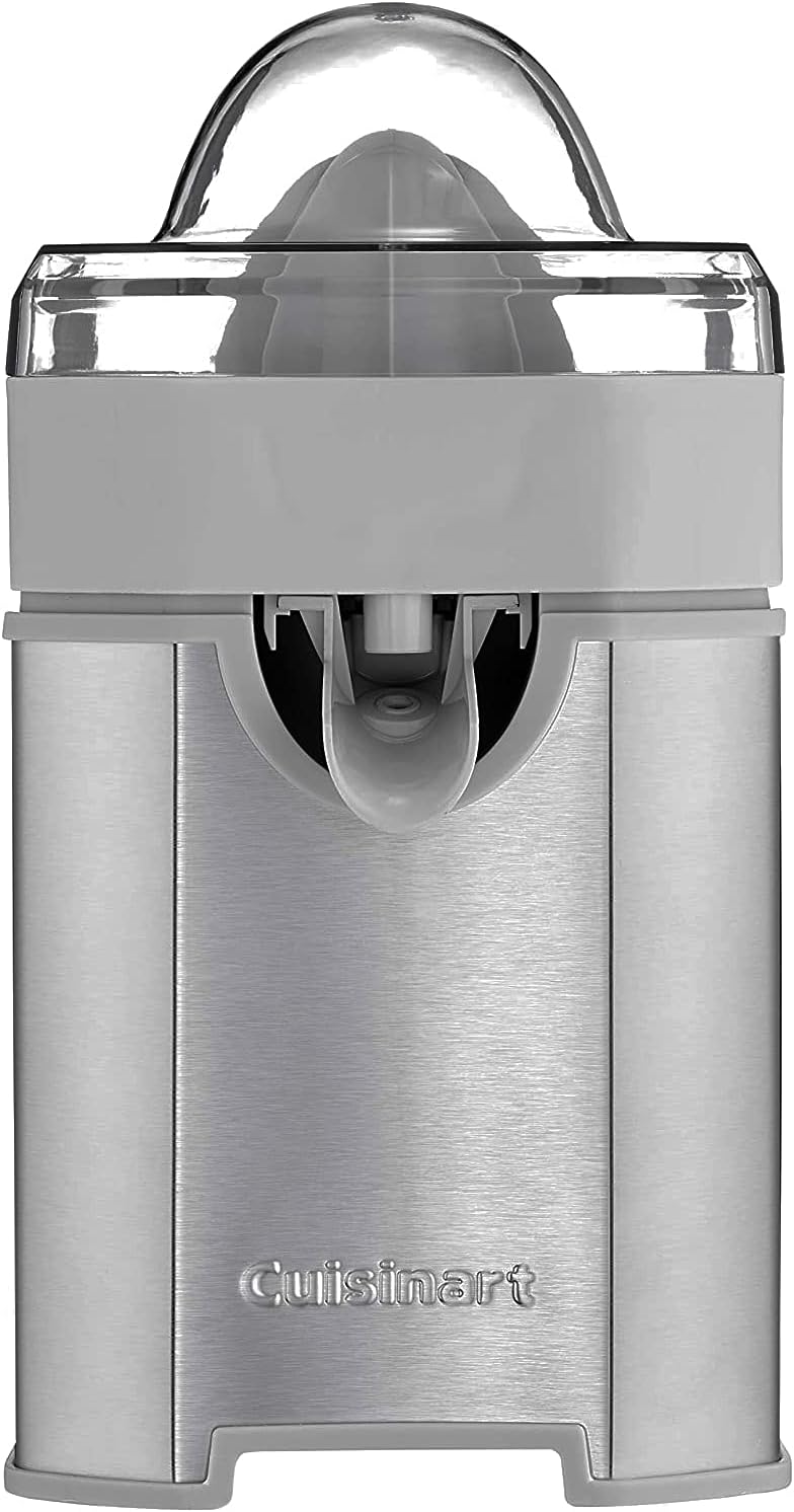 Cuisinart Pulp Control Citrus Juicer, Orange Juicer Squeezer and Lemon Squeezer with 3 Pulp Control Settings, Accommodates Small Limes and Large Grapefruits, CCJ-500P1, Black/Stainless Steel