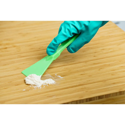 SPARTA Polypropylene Scraper Tool Food Safe Scraper for Removing Caked-On Residue in Commercial Kitchens, Plastic, 7.82 x 3 Inches, White