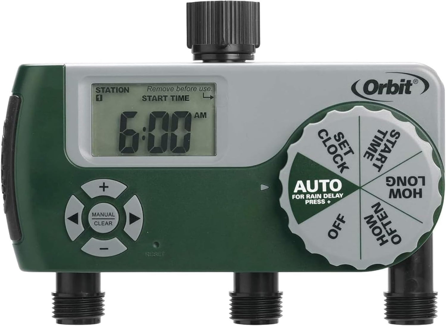 Orbit 62067 1-Outlet Programmable Digital Hose Watering Timer, 2-Pack