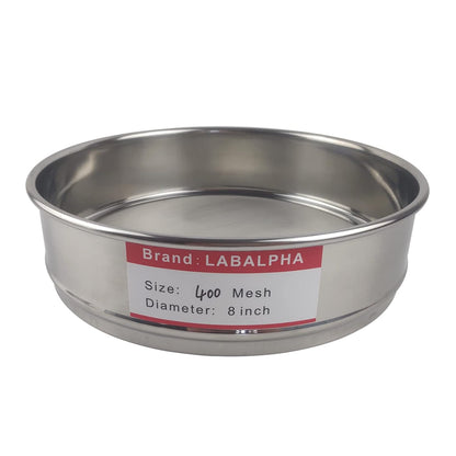 LABALPHA 120 Mesh Lab Sieves, #120 Mesh Test Sieve, 8'' Diameter, 304 Stainless Steel Wire Cloth (0.125mm)