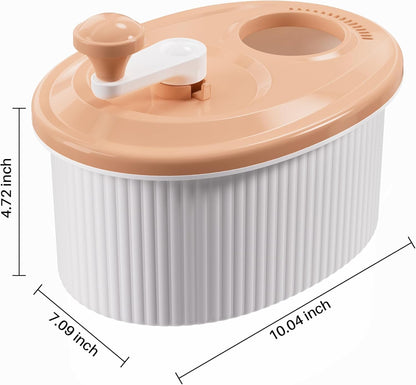 JOYMOOP Fruit Cleaner Spinner JOYLOOP, Large Fruit Washer Spinner, Fruit Cleaner Spinner with Fruit Washer Bowl, Vegetable Fruit Spinner Washer,Fruit and Vegetable Scrubber