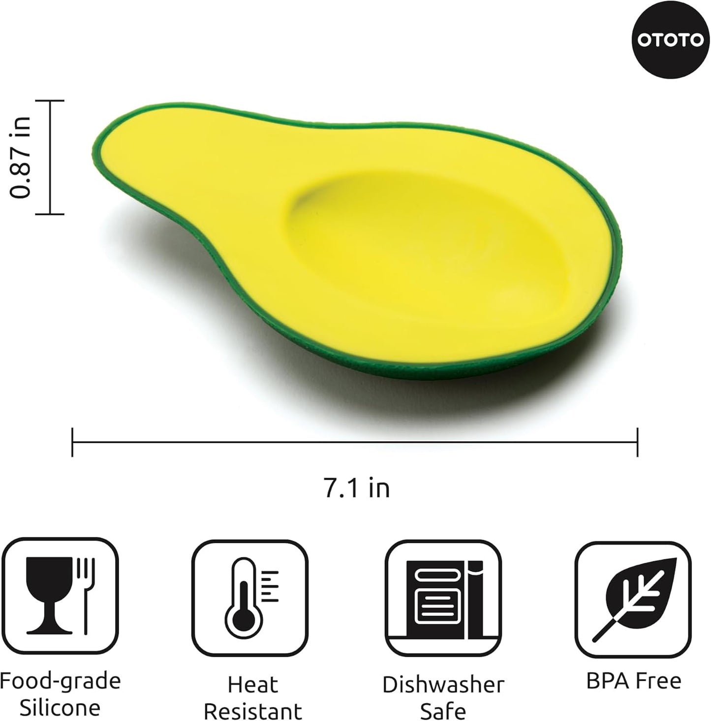 OTOTO Red The Crab Silicone Utensil Rest - Kitchen Gifts, Silicone Spoon Rest - Heat-Resistant Kitchen - Steam Releaser, Chopstick Rests & Holders