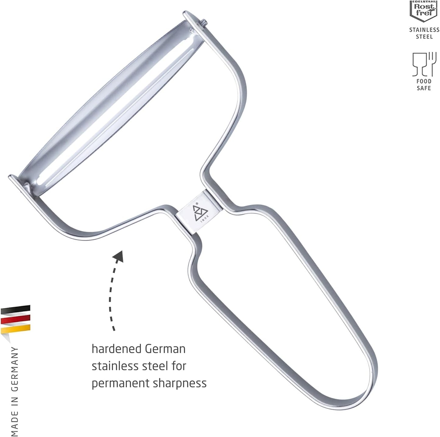 triangle Y-Peeler, 3.5 in (90 mm) + Julienne Cutter - Dishwasher Safe