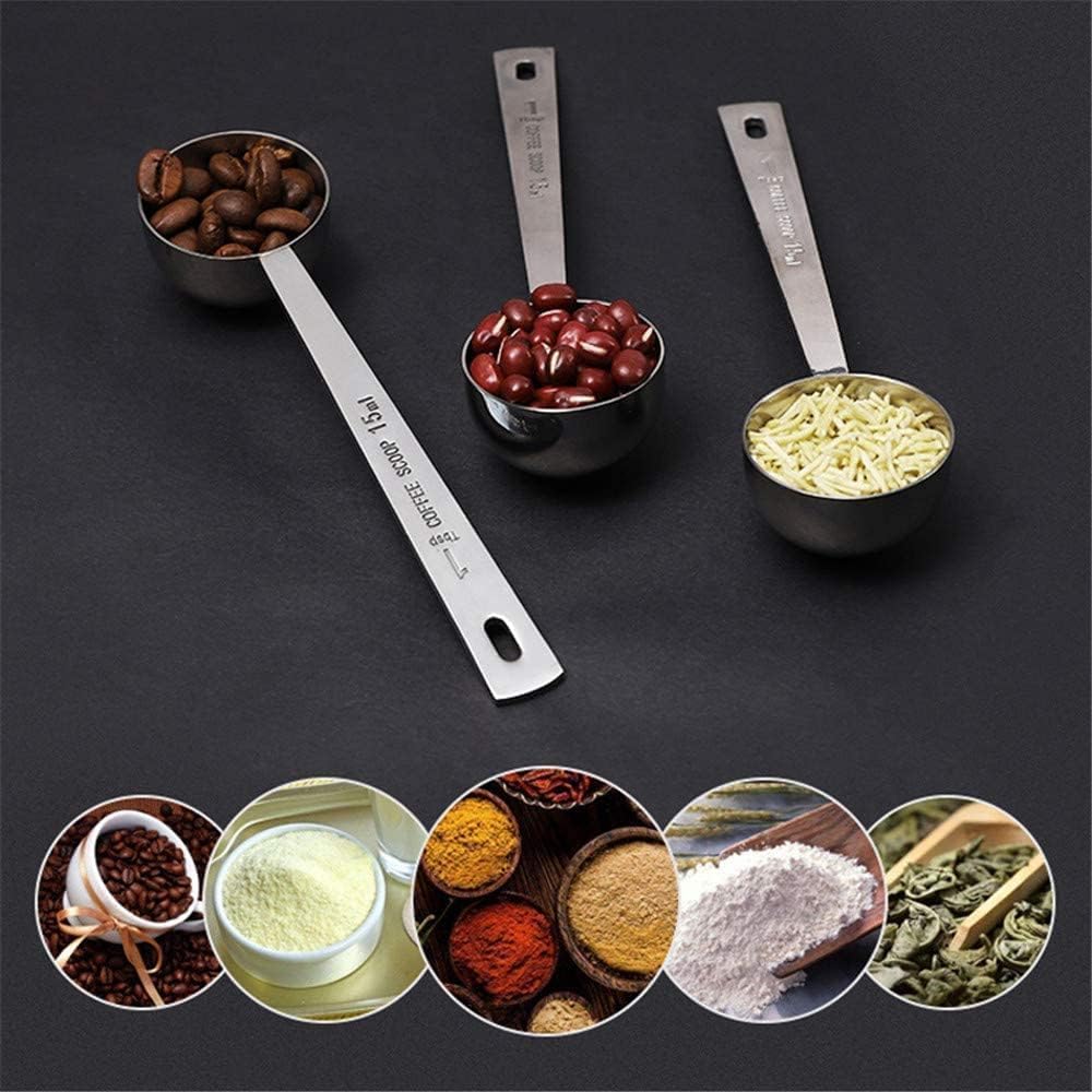 Stainless Steel 1 Tablespoon Measuring Coffee Scoop Spoon, Set of 1