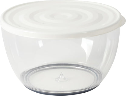 Sur La Table Kitchen Essential 6.3 Qt Salad Spinner, Fruit Wahser, Fruit Washing Bowl with Strainer, Vegertable Cleaner, Salad Cleaner, Lettuce Washer - Juniper Green