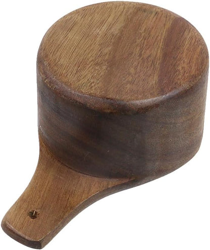 Oedema 2 Pcs Wooden Measuring Cup 1/4 Cup Mini Coffee Scoop Kitchen Measure Tool Measuring Spoon for Coffee Beans Tea