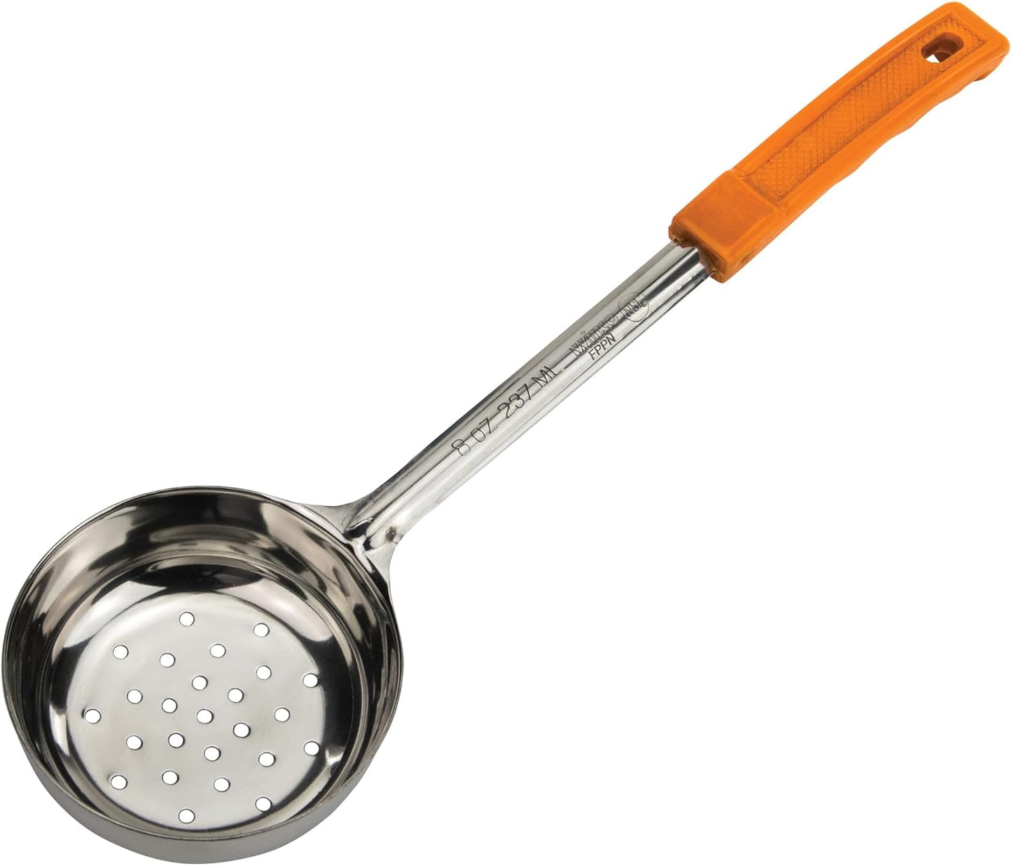 Winco Solid Food Portioner, 1-Ounce, Medium, Stainless Steel, Yellow