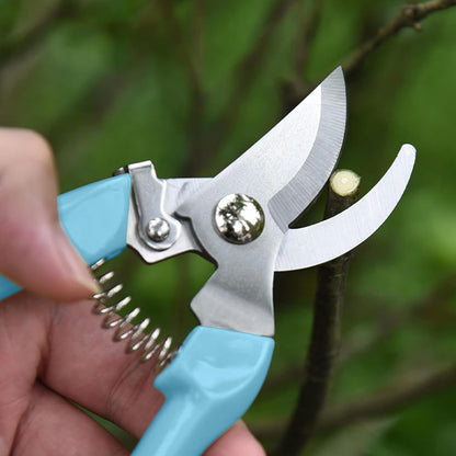Garden Scissors for Plant, Tip Pruning Shears for Cutting Flowers, Trimming Plants, Bonsai and Fruits Picking (Bypass Blade Pruner)