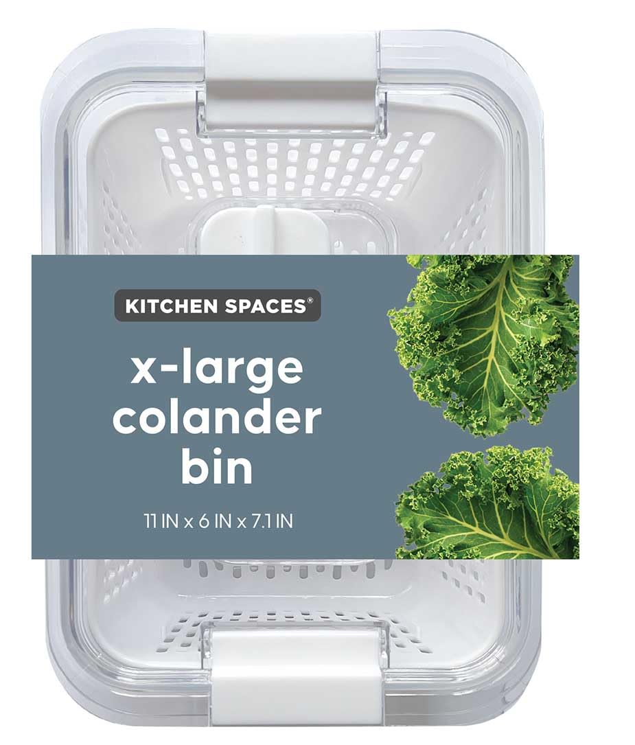 Kitchen Spaces - 1465A6-AMZ Kitchen Spaces Colander Bin, Medium, Gray