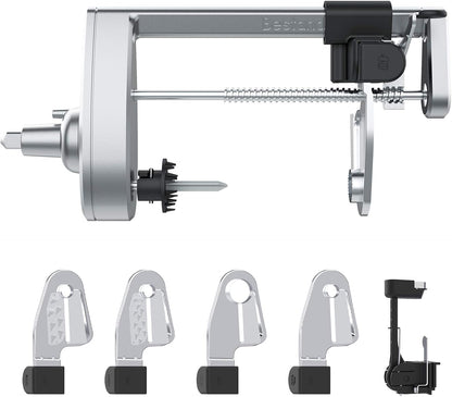 Spiralizer Attachment Compatible with KitchenAid Stand Mixer, Comes with Peel, Core and Slice, Not KitchenAid Brand Spiralizer Attachment (5 Blades)