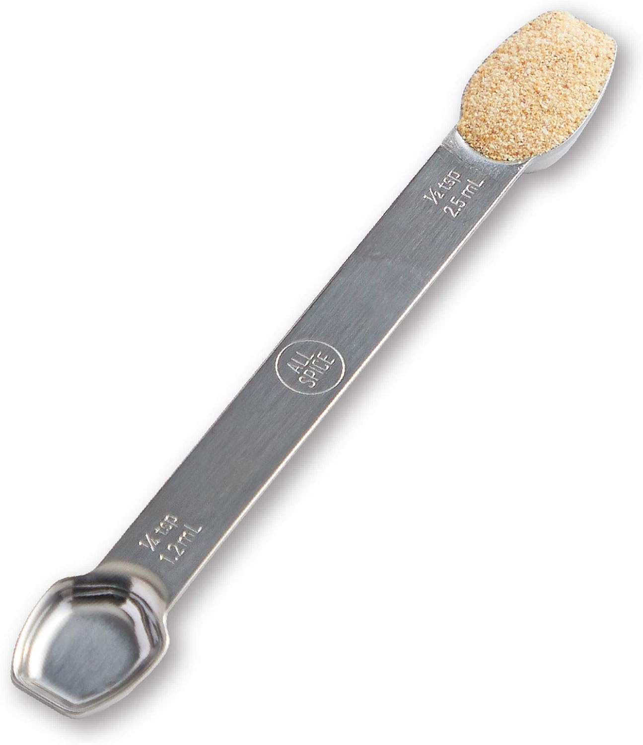 AllSpice Stainless Steel Double Sided Measuring Spoon- Teaspoon and Tablespoon