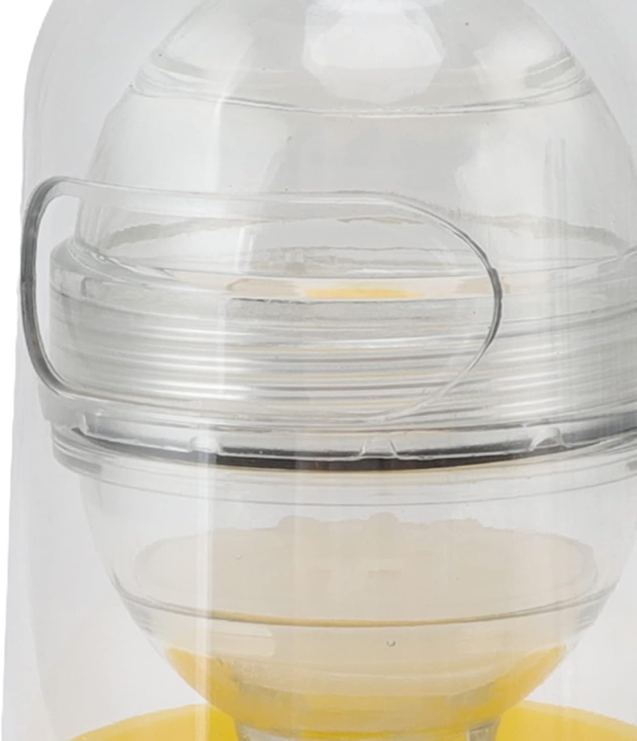 Zerodis Egg Spinner, Pulling Rope Detachable Plastic Dishwasher Washable Manual Golden Egg Shakers, Egg White and Yolk Spin Mixer Egg Scrambler for Making Hard Boiled Golden Eggs