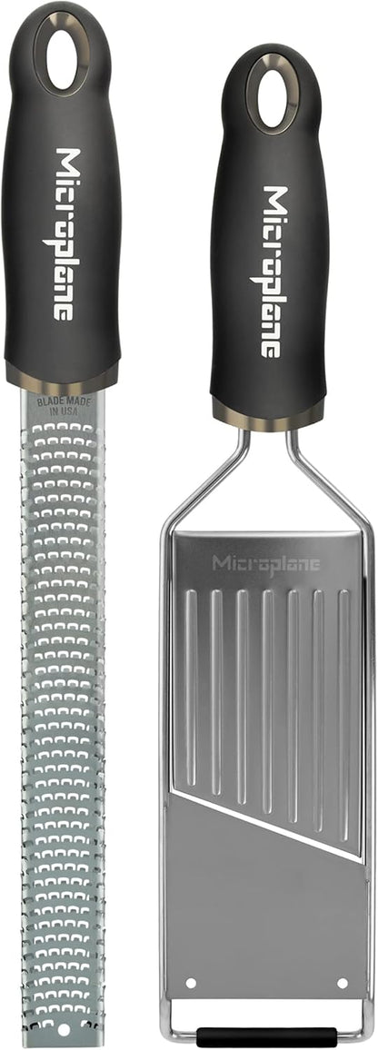 Microplane Gourmet Kitchen Grater, 335x160x39mm, Black