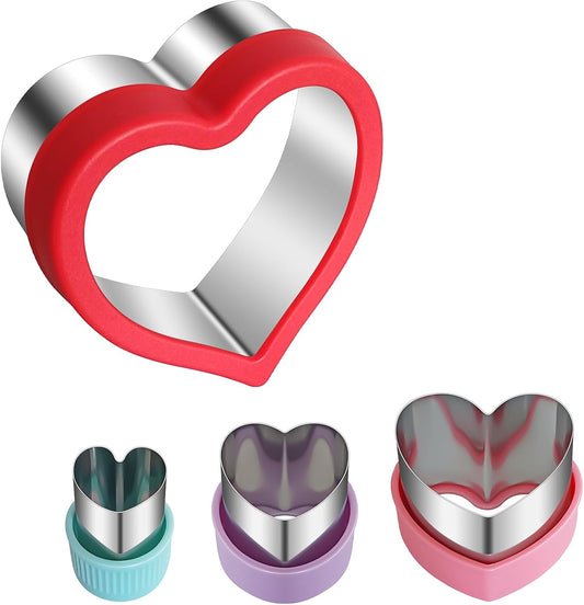 ALLTOP Round Cookie Cutter Set – 4 Different Sizes of Stainless Steel Biscuit Cutters for Baking, Donut, English Muffin, and More