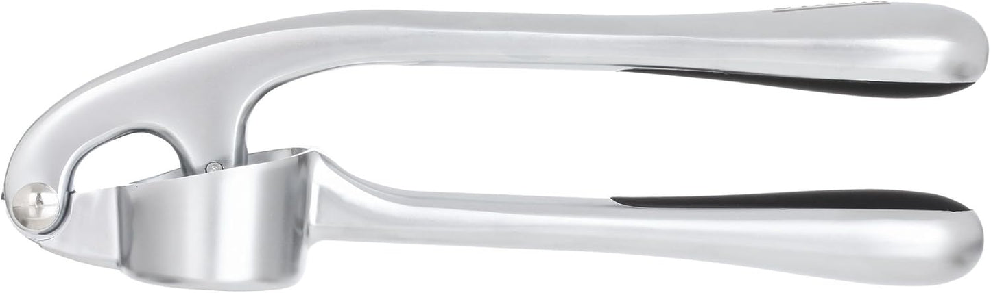 OTRON Premium Garlic Press, Stainless Steel, Garlic Mincer, Professional Heavy Duty, Soft-Handled, Crush Garlic Cloves, Ginger
