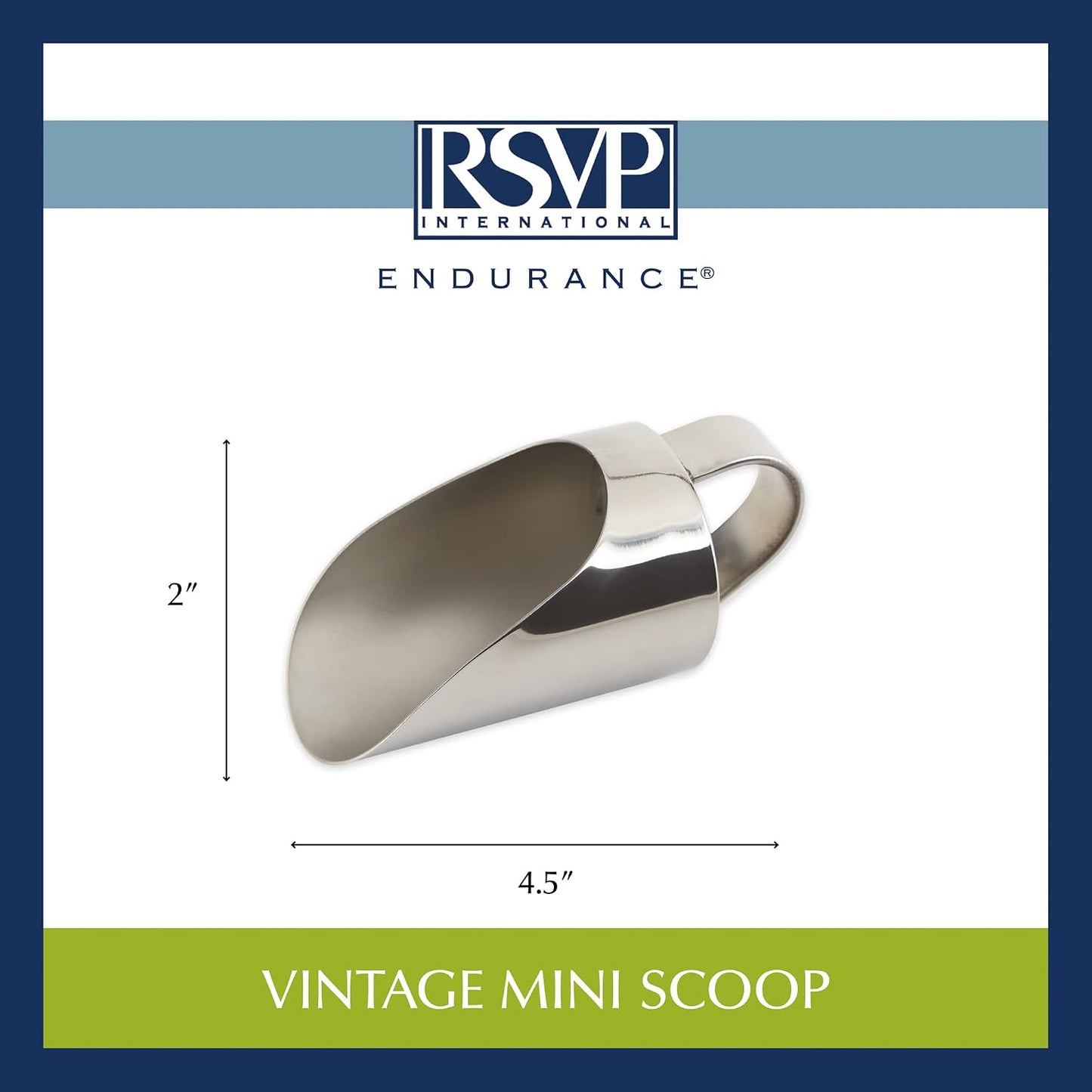 Endurance Kitchen Collection Measuring Tools, Dishwasher Safe, Scoop & Measure, Stainless Steel