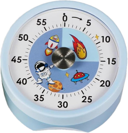 Kitchen Timer, Magnetic Visual Countdown Timer with Loud 72dB Alarm Mechanical Analog Dial for Cooking Baking Home Gym Office