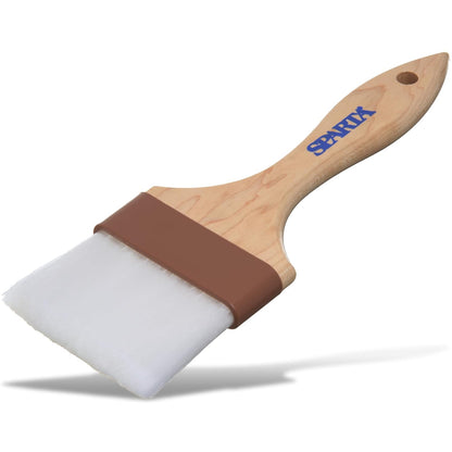 SPARTA 4039700 Nylon Wide Brush, Flat With Nylon Bristles, 2 Inches, Brown