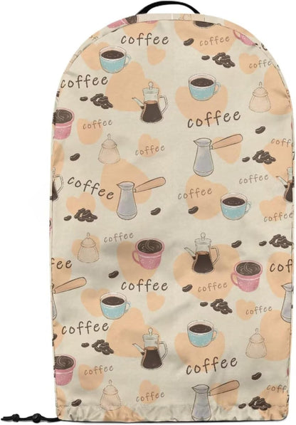 Coffee Pastry Blender Dust Cover with Drawstring Field Stand Mixer or Coffee Maker Cover Anti Fingerprint Polyester Appliance for Home Kitchen Decor