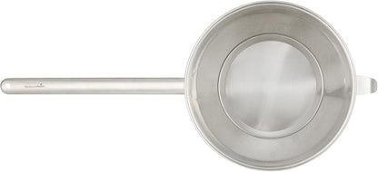 Restaurantware Fine Mesh Strainer Set of 3 Different Sizes with Silicone Handle Stainless Steel Extra Fine Mesh Strainer Heat-Resistant Handle Dishwasher-Safe for Rice, Quinoa, Pasta