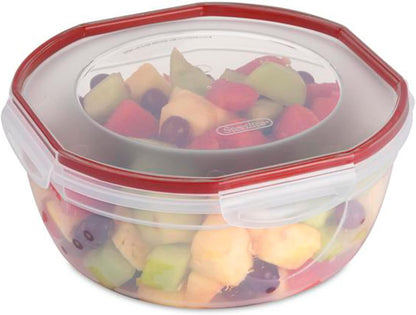 STERILITE Rocket Red Sterilite Plus Ultra Seal Latching Bowl, 4.7 quart
