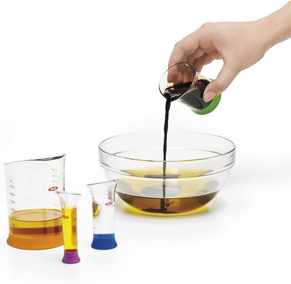 OXO Good Grips 7-Piece Nesting Measuring Beaker Set, Multicolored