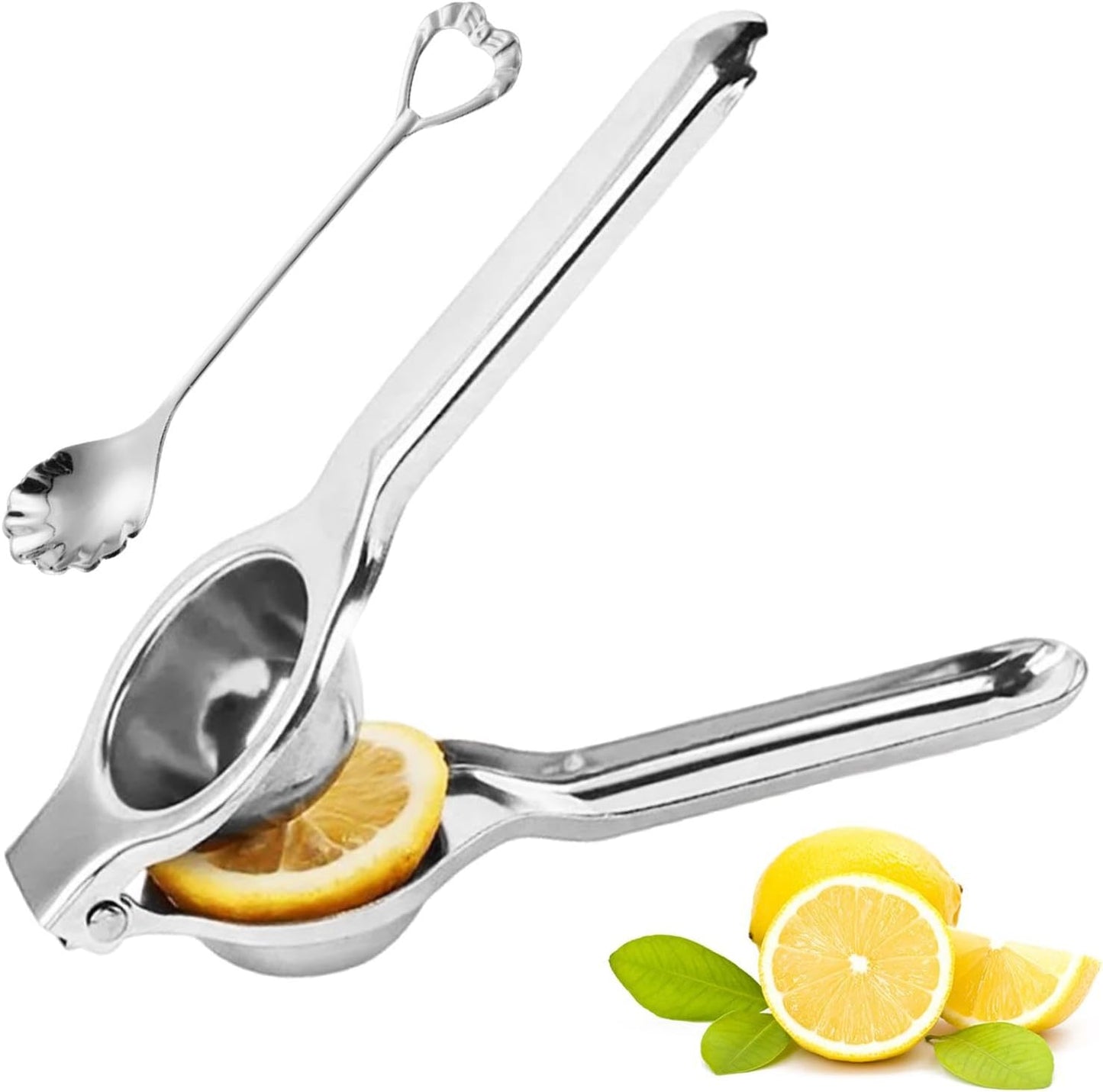 Manual Lemon Squeezer,Stainless Steel Engineered Hand Lemon Juicer,Safe Quick and Effective Juicing,Easy to Use & Clean,Press Hand Lime Citrus Fruit Juicers,Lime Squeezer Bar Tool