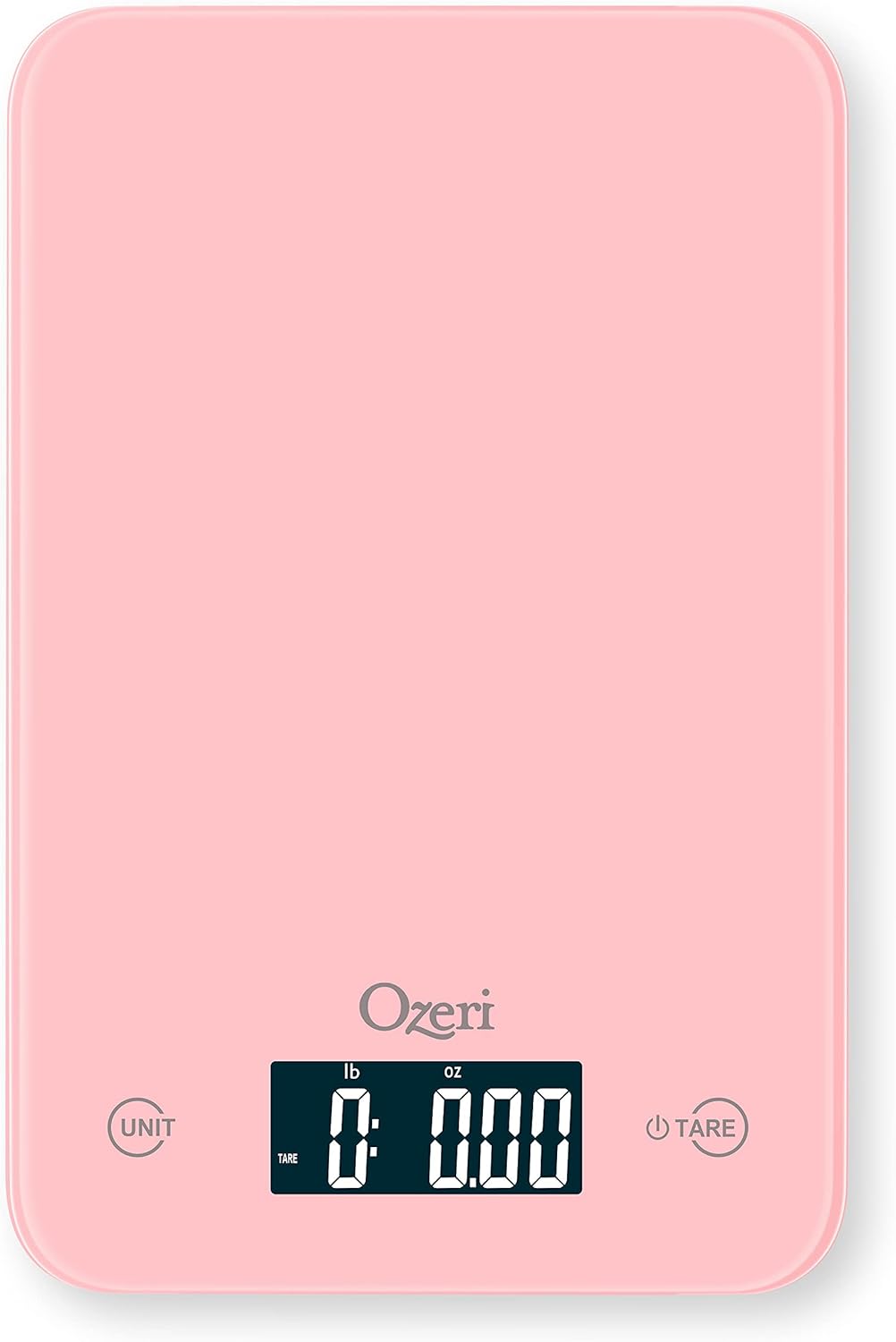 Ozeri Touch Professional Digital Kitchen Scale (12 lbs Edition), Tempered Glass in Elegant Black
