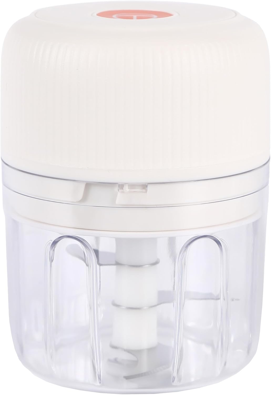Electric Garlic Chopper, 250ML Food Chopper USB, Mini Vegetable Chopper, Garlic Mincer, Onion Chopper, Portable Small Food Processor (white), EDR00101